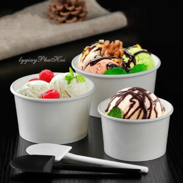 Tô giấy trắng 5.5oz (165ml)